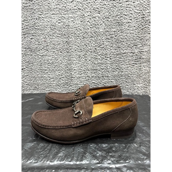 Beckett Simonon Water-repellent Suede Beaumont Horsebit Loafers Brown Mens 8 US main image 11